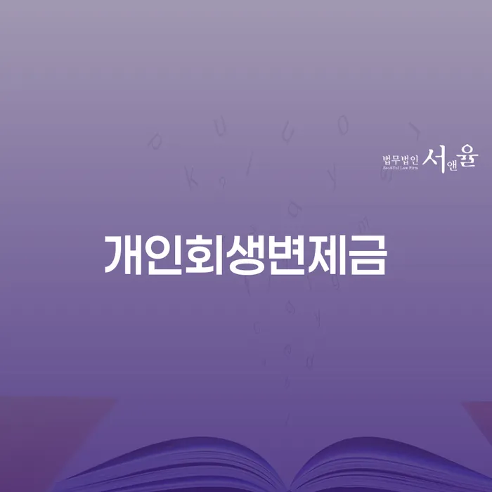 개인회생면책결정 개인회생 문제해결방법 잘하는 변호사