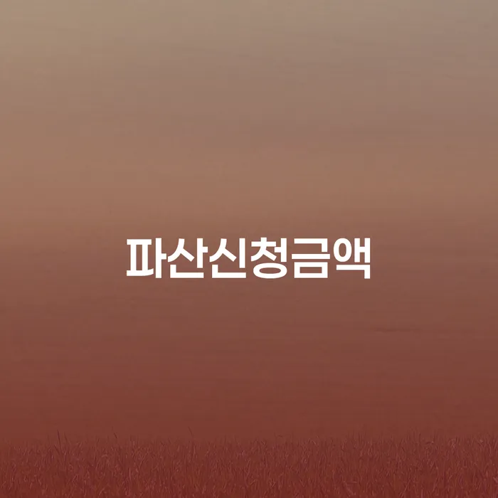 파산면책비용 채무조정제도을 이용하여 체크리스트