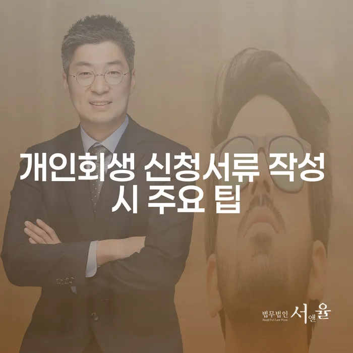 개인회생 신청서류 작성 시 필수 팁이 궁금하신가요?