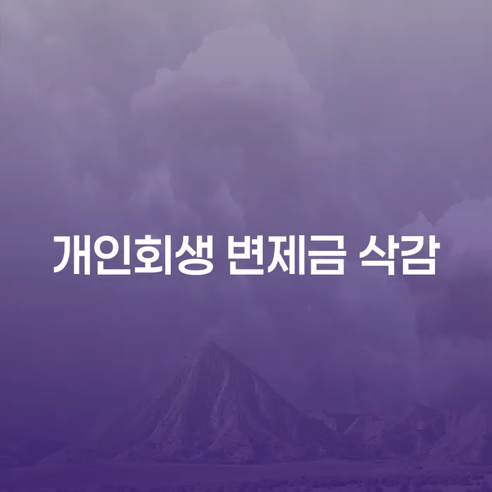 개인회생 변제금 삭감, 희망의 빛을 찾을 수 있을까요?