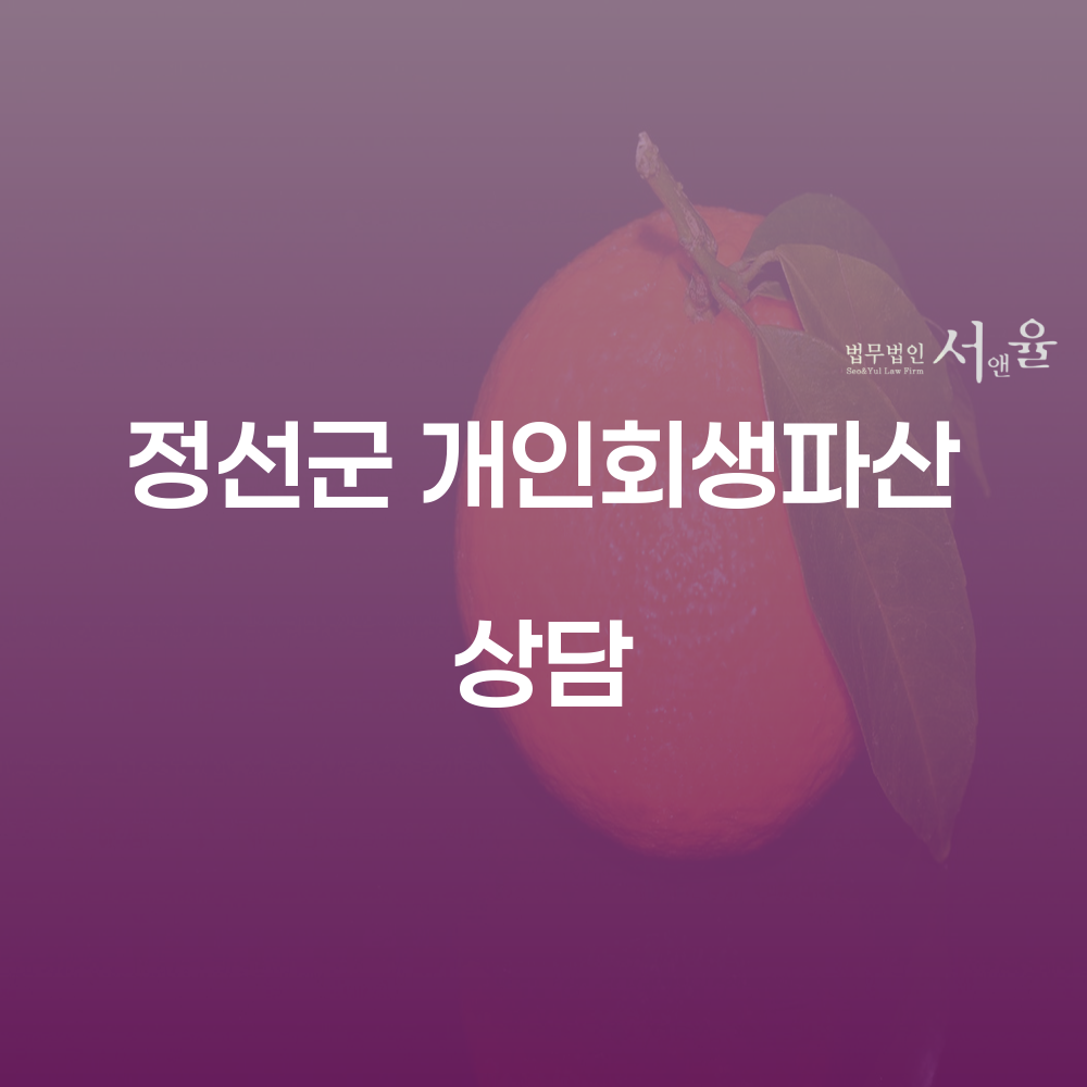 정선군 개인회생파산 상담의 중요성