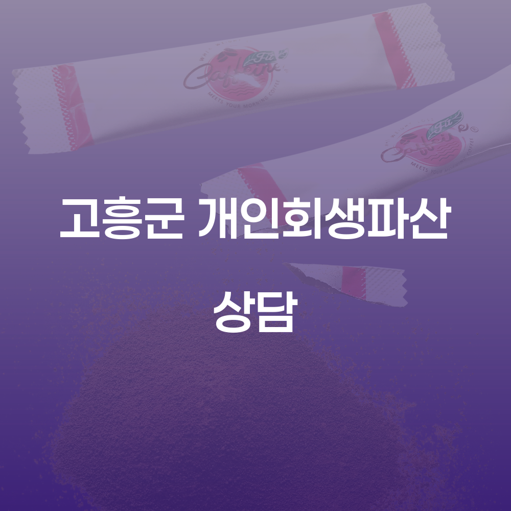 고흥군 개인회생파산 상담의 중요성과 과정